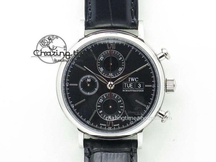 MIROTIME 0418 Practical Calatrava 5524 Pilot Travel Time SS GRF Blue Dial on Black Leather Strap A324 V 7107